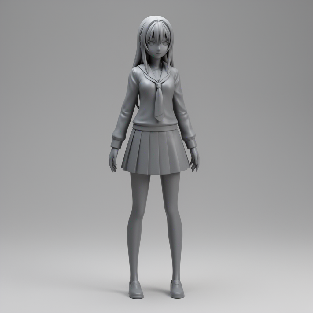 Kanzaki Ranko Figurine free 3D printable STL