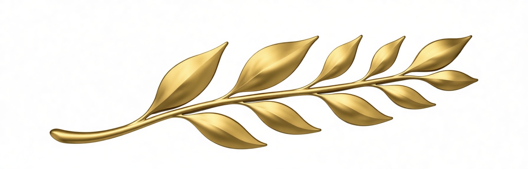 Golden Laurel Branch free 3D printable STL