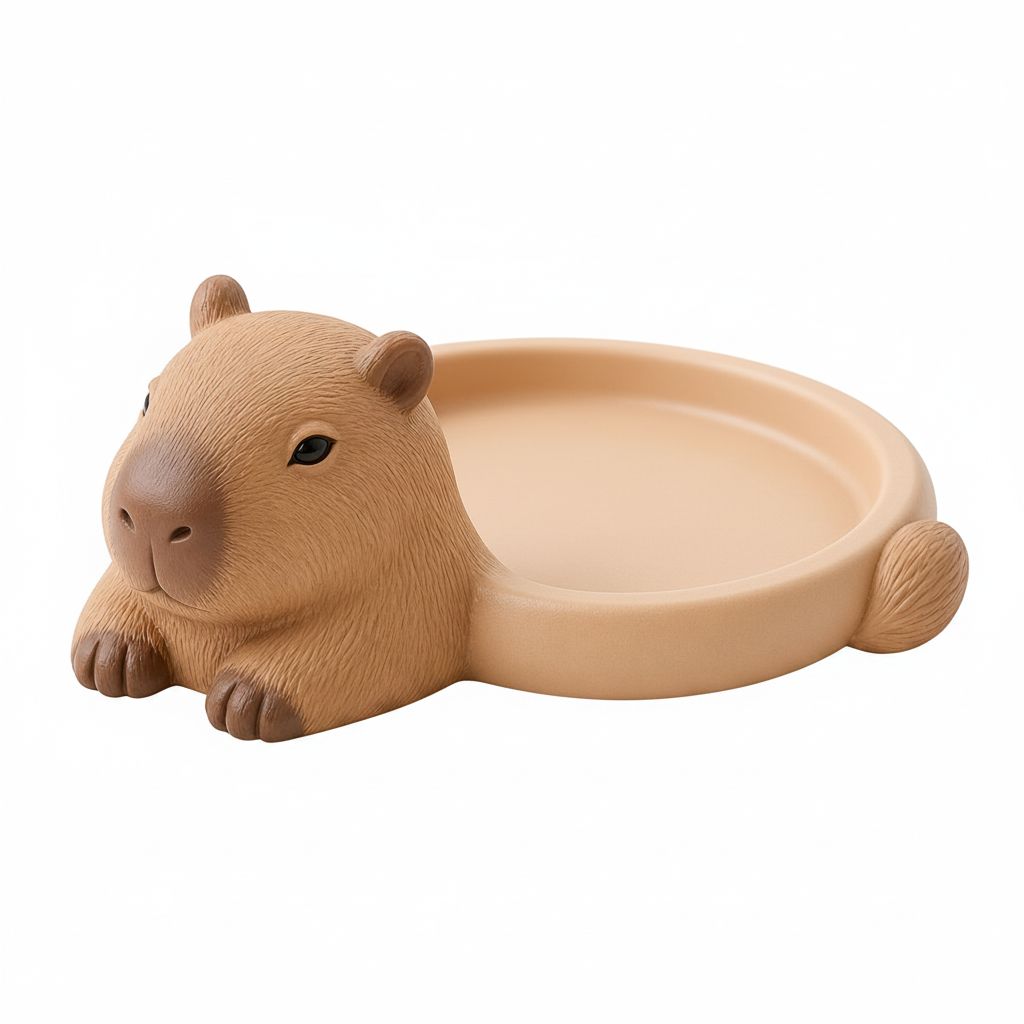 Capybara Tray Figurine free 3D printable STL