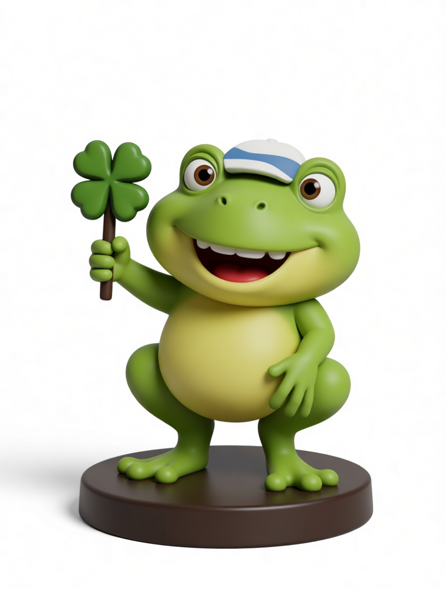 Cartoon Frog Figurine free 3D printable STL