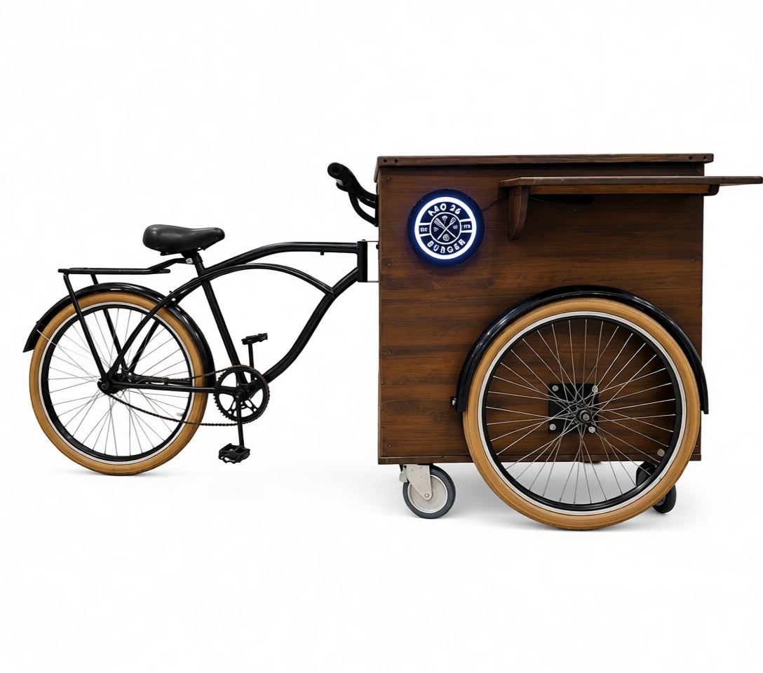 Wooden Cargo Tricycle Model free 3D printable STL