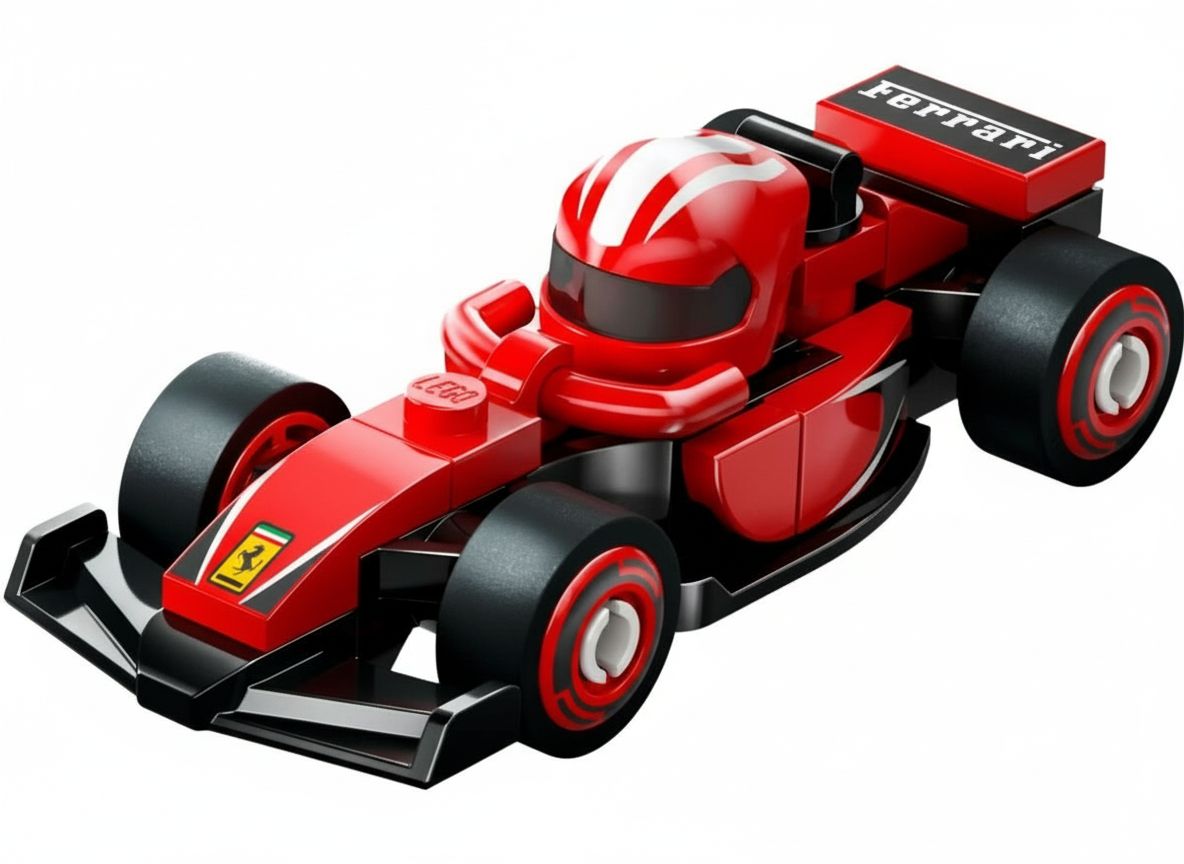 Ferrari Racing Car Model free 3D printable STL