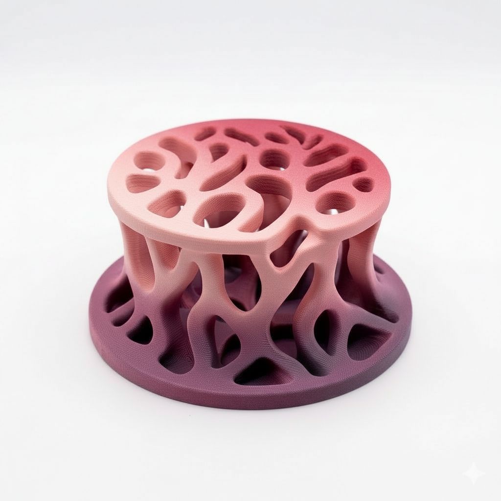 Organic Lattice Sculpture free 3D printable STL