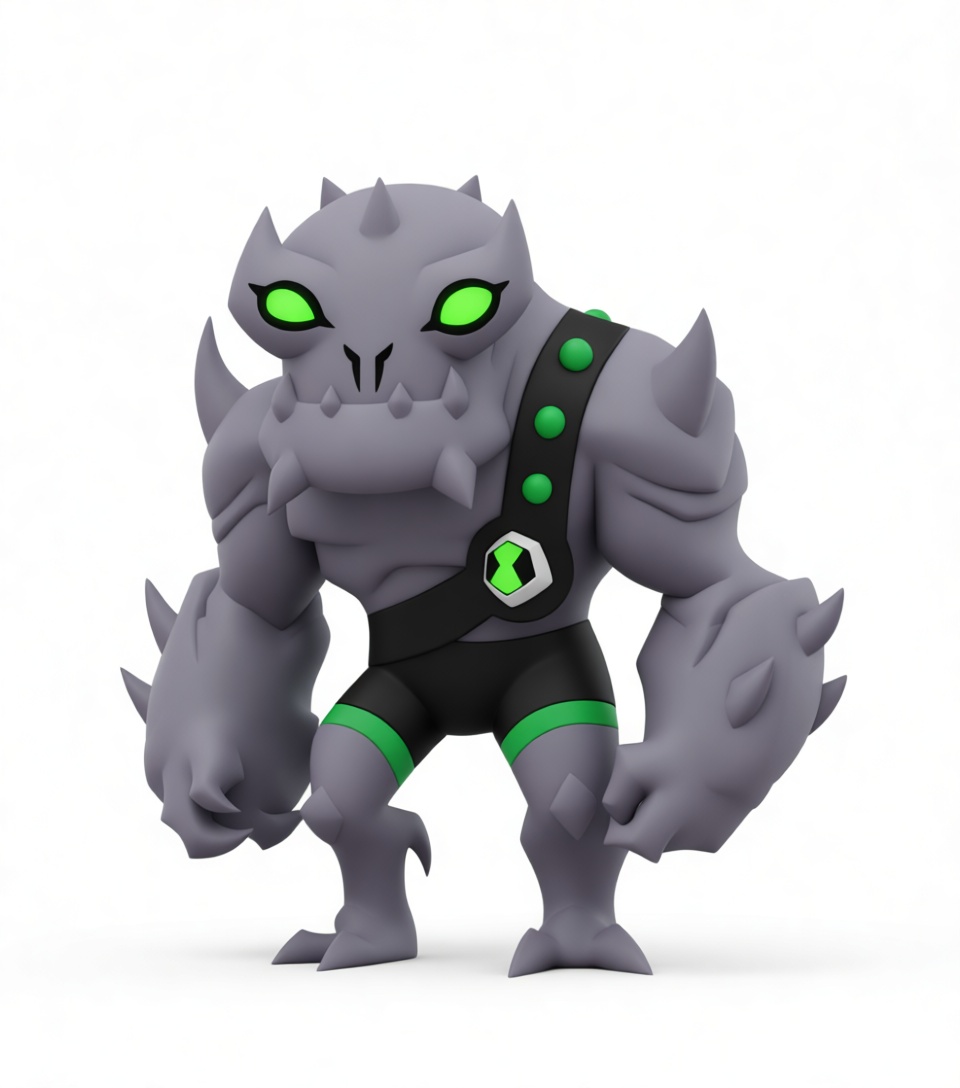 Humungousaur Figure free 3D printable STL