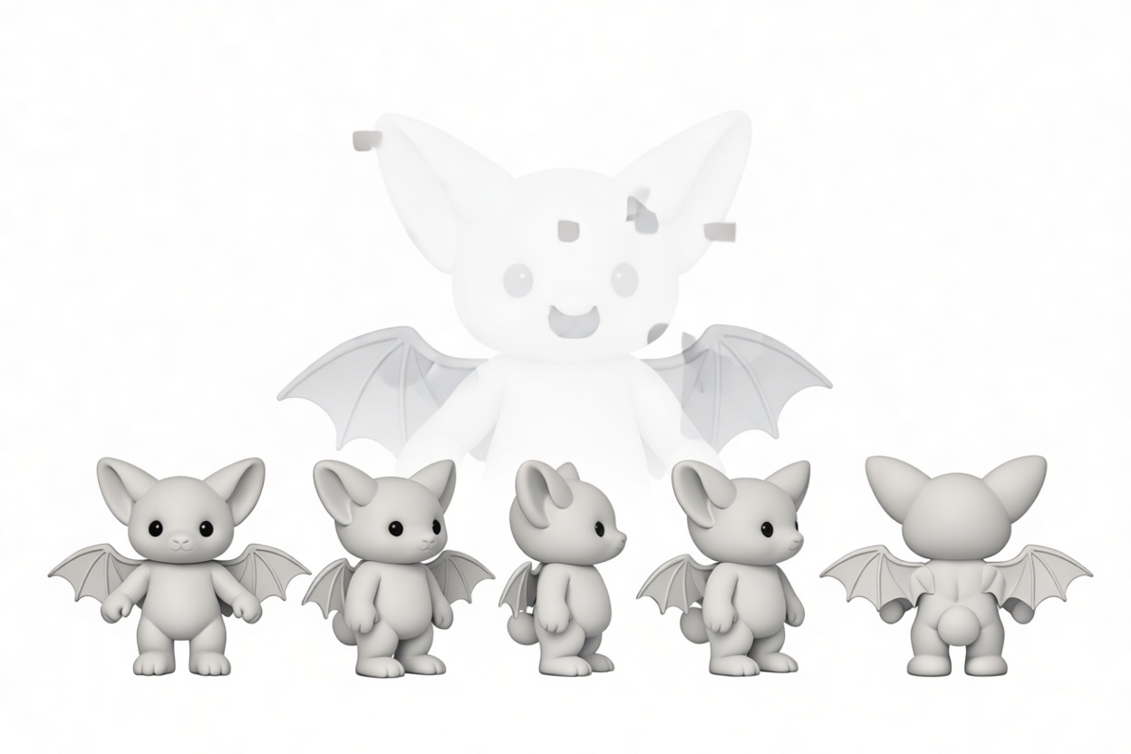 Bat Creature Figurine free 3D printable STL