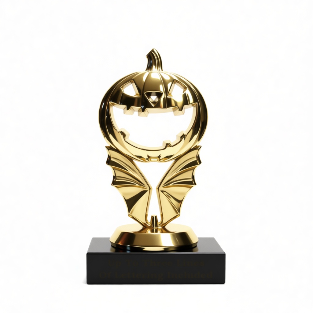 Jack-o'-Lantern Trophy free 3D printable STL
