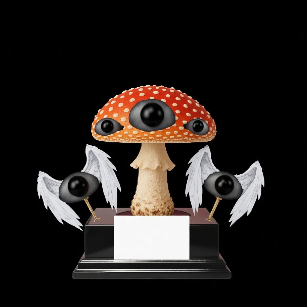 Fly Agaric Mushroom Sculpture free 3D printable STL