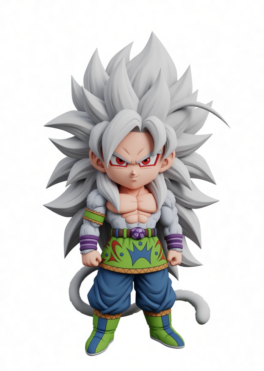 Goku Super Saiyan 4 Figurine free 3D printable STL