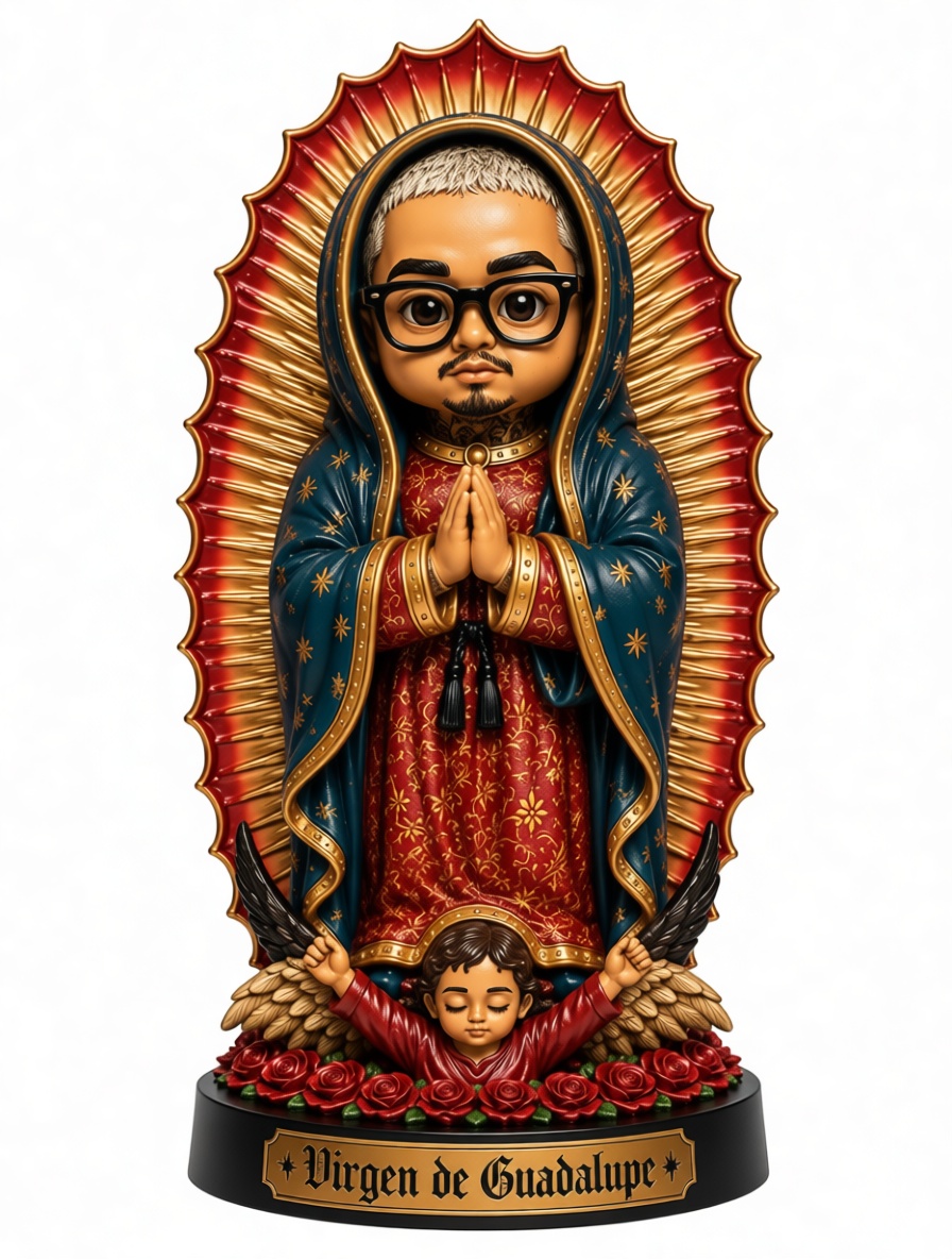 Virgen de Guadalupe Figurine free 3D printable STL