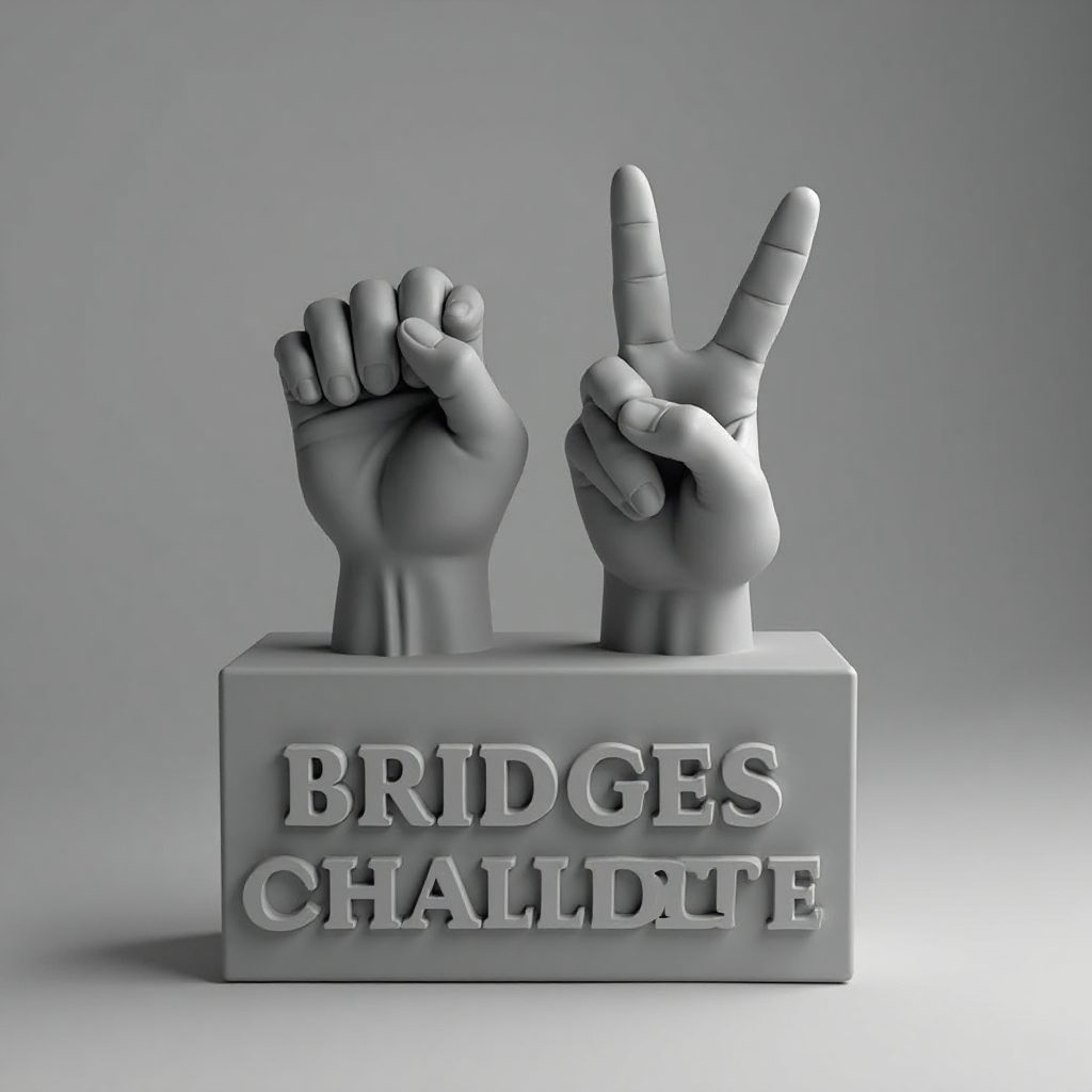 Bridges RPS Challenge Sculpture free 3D printable STL