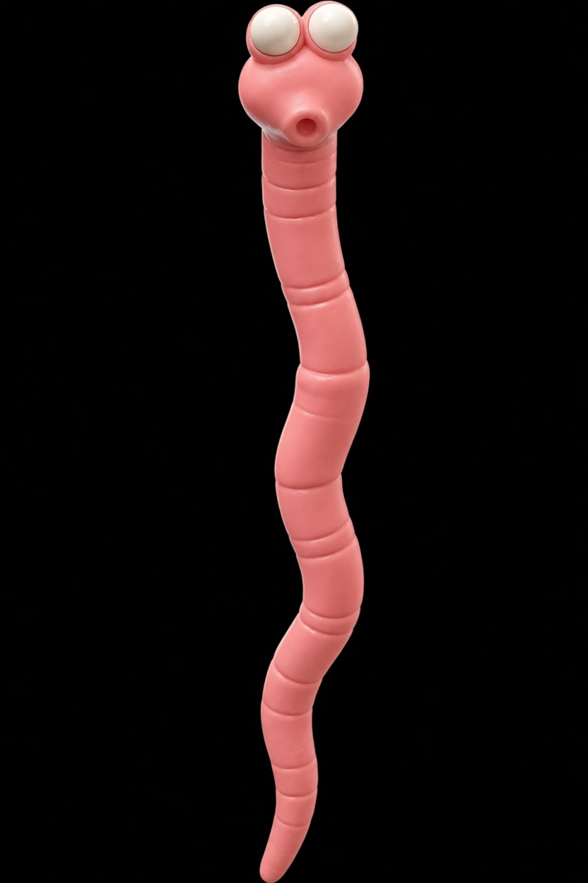 Earthworm Figurine free 3D printable STL