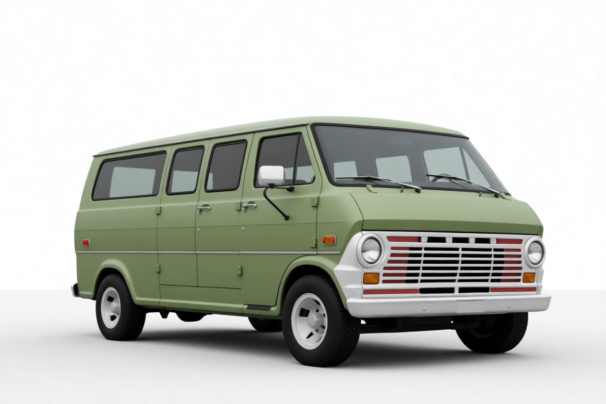 1972 Ford Econoline Van Model free 3D printable STL
