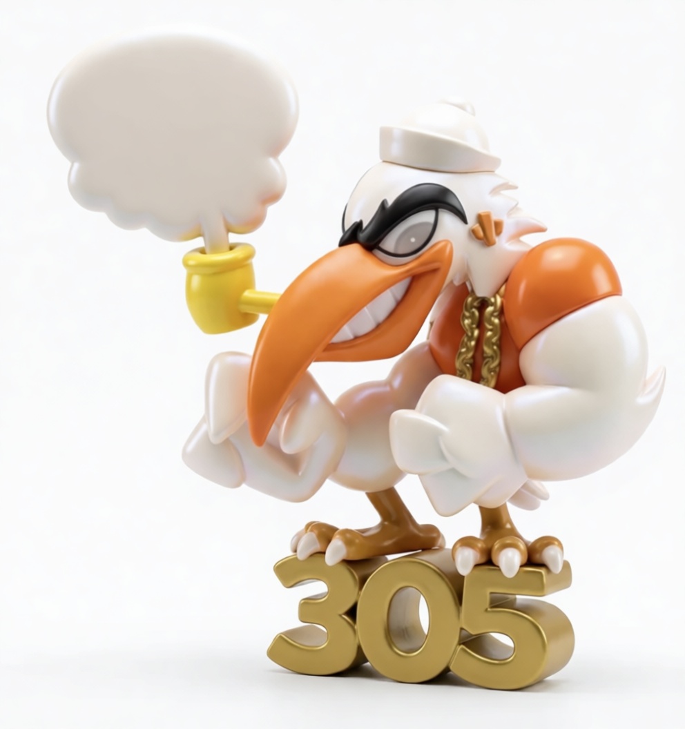 Cartoon Bird Figurine free 3D printable STL