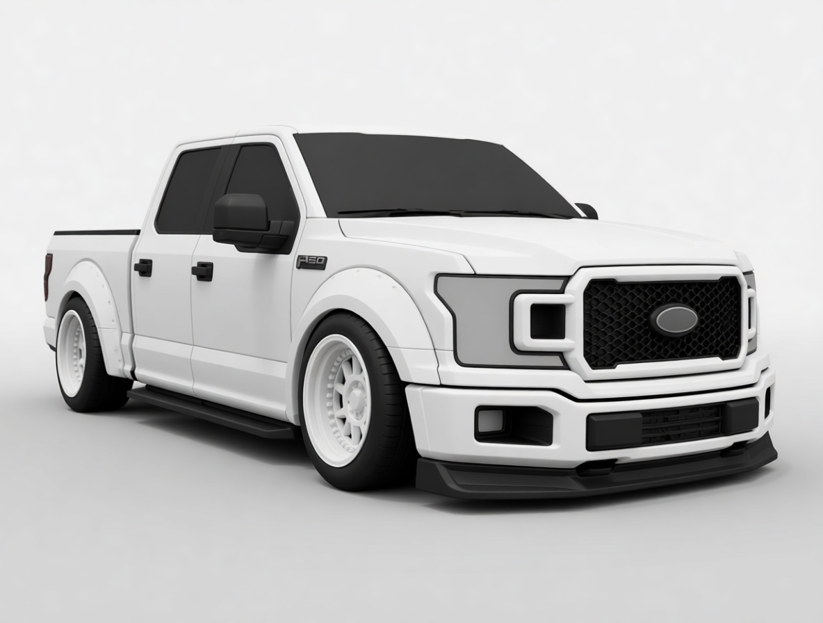 Ford F-150 Truck Model free 3D printable STL