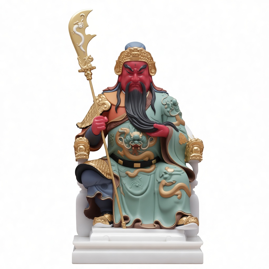 Guan Yu Statue free 3D printable STL