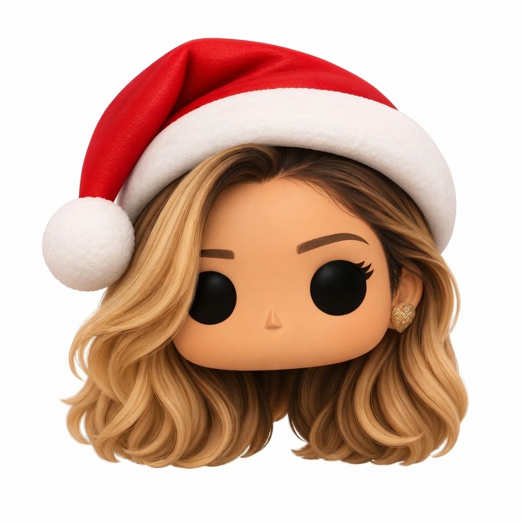 Christmas Santa Hat Funko Pop free 3D printable STL