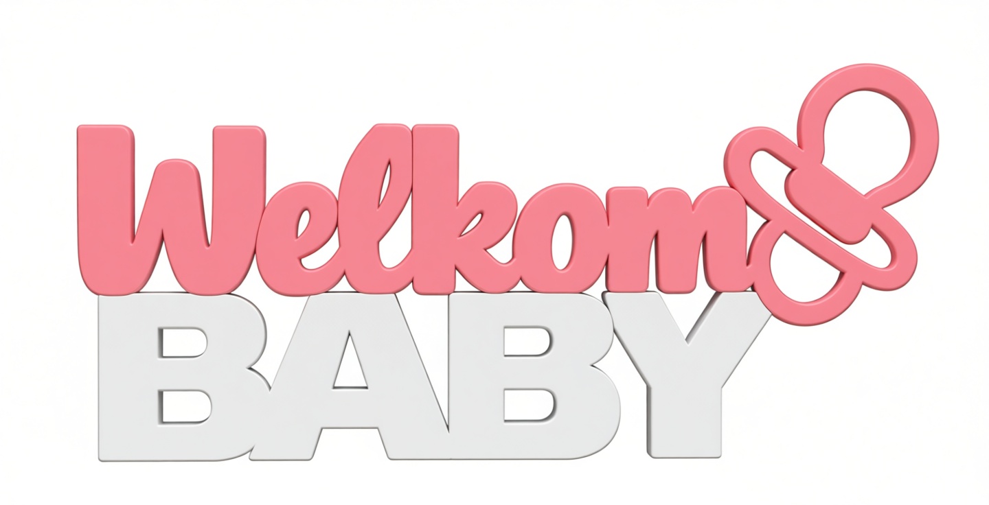 Welkom Baby Sign - Free 3D Printable STL File