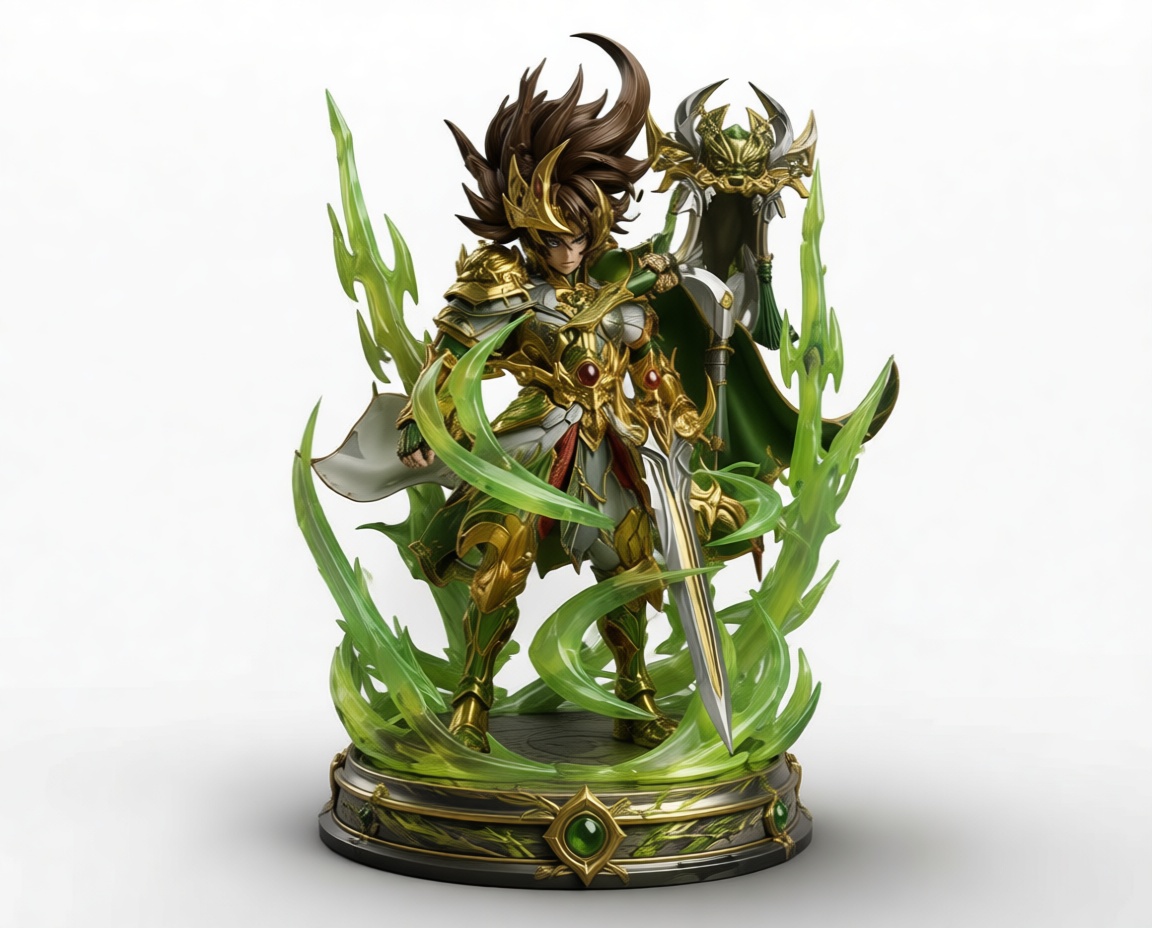 Radiant Warrior Figurine free 3D printable STL