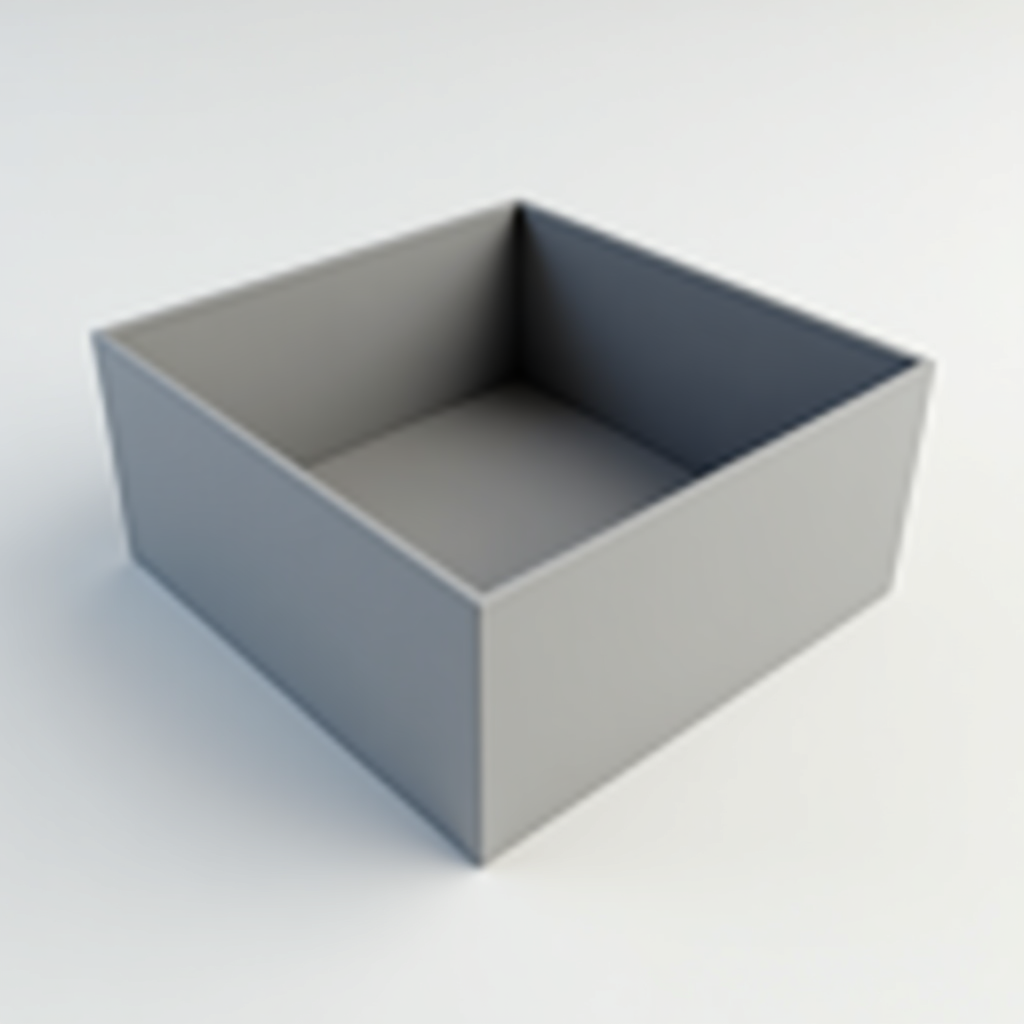 Open Box 10x10x12 cm free 3D printable STL