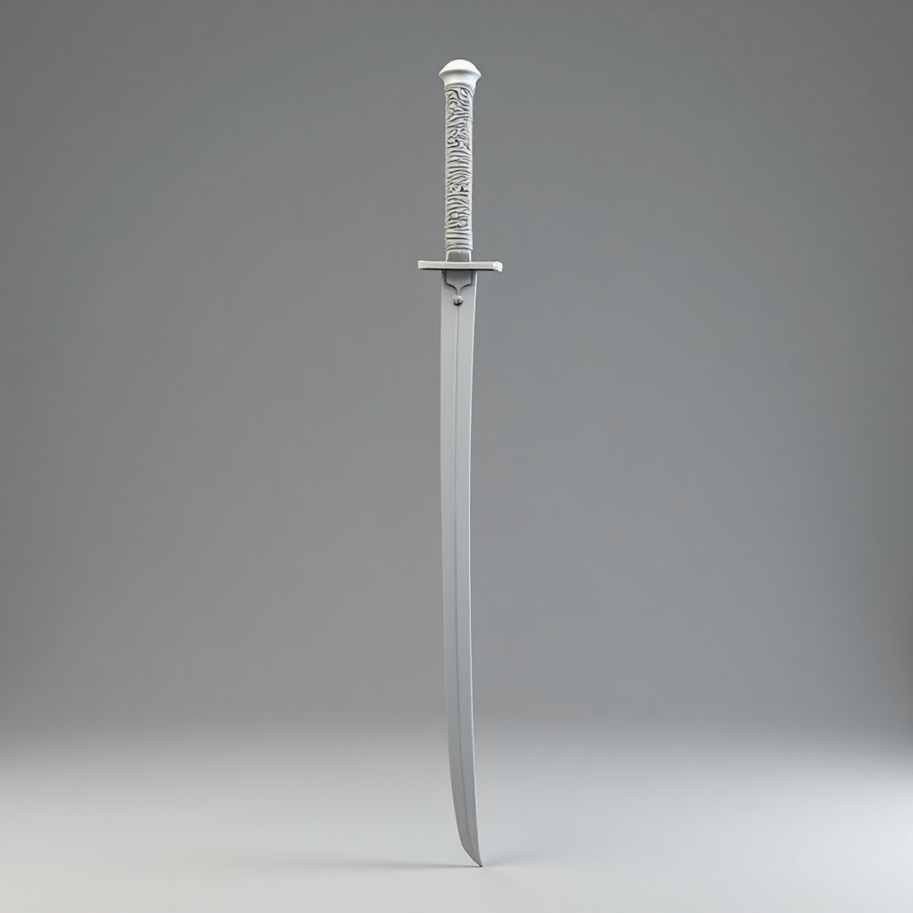 Anime Style Katana Model free 3D printable STL