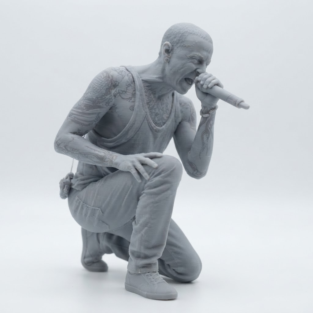 Chester Bennington Figurine free 3D printable STL