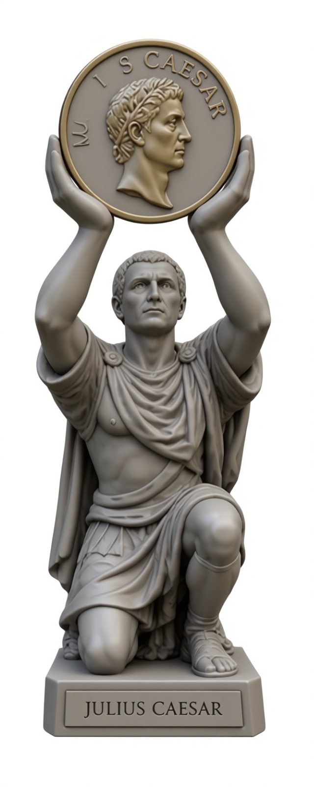 Julius Caesar Statue free 3D printable STL