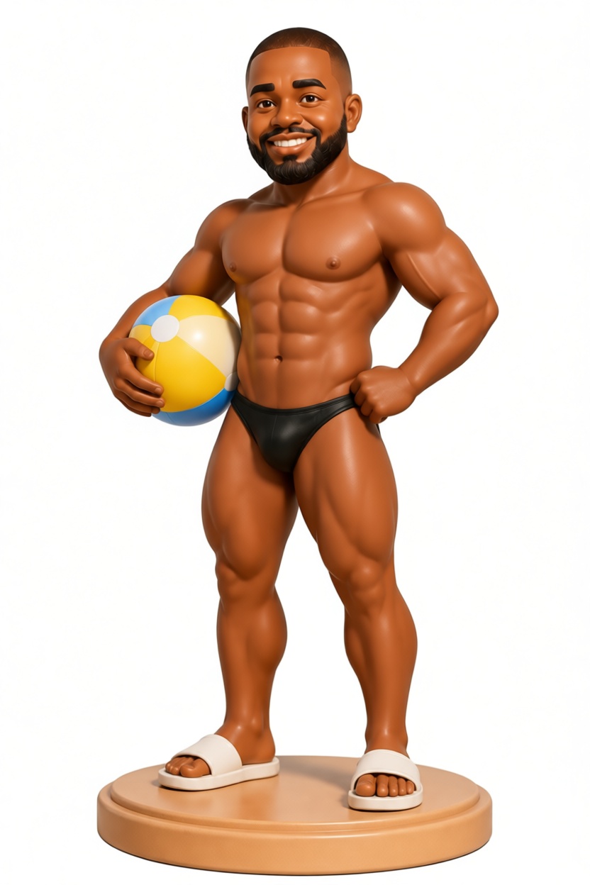 Muscular Man Figurine free 3D printable STL