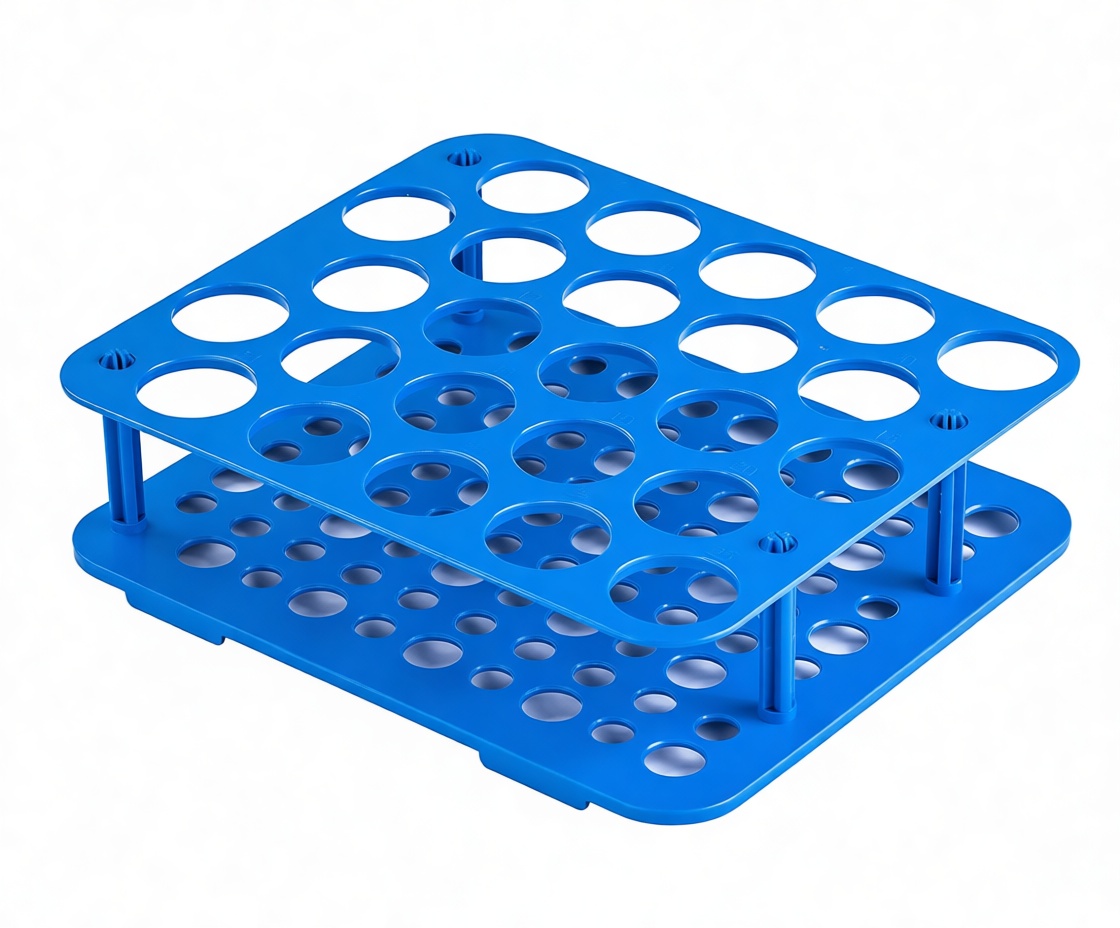 Lab Test Tube Rack free 3D printable STL
