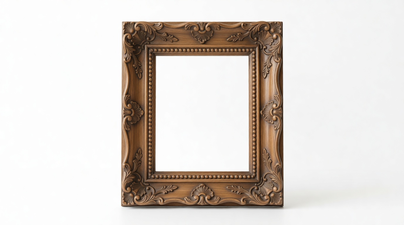 Baroque Photo Frame free 3D printable STL