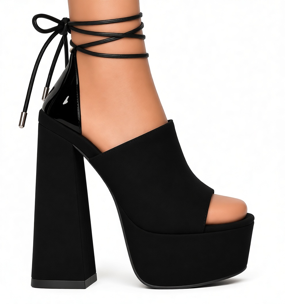 Black Platform Heel free 3D printable STL