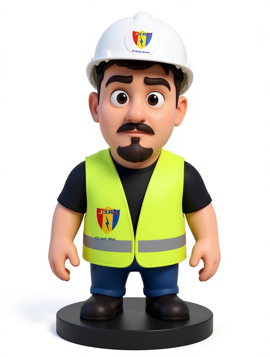 Construction Worker Figurine free 3D printable STL