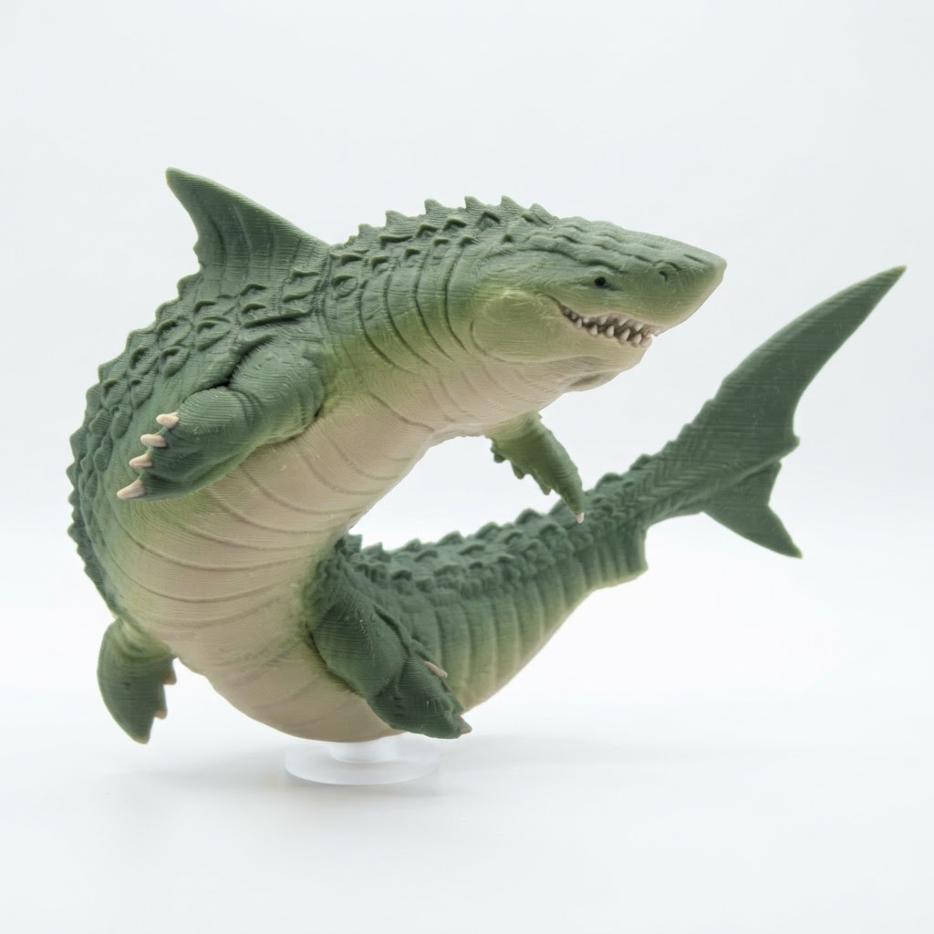 Mosasaurus Figurine free 3D printable STL