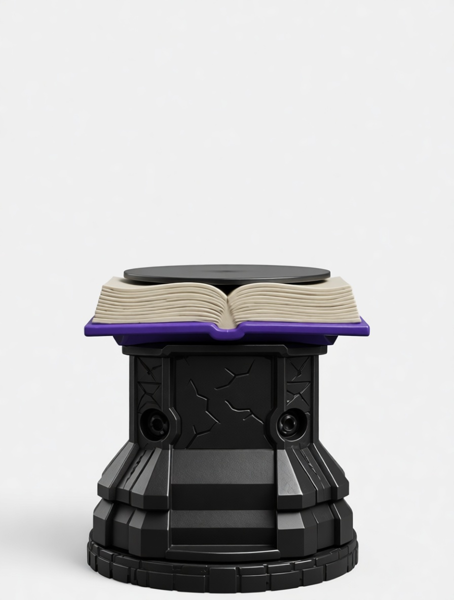 Magic Spellbook Pedestal free 3D printable STL