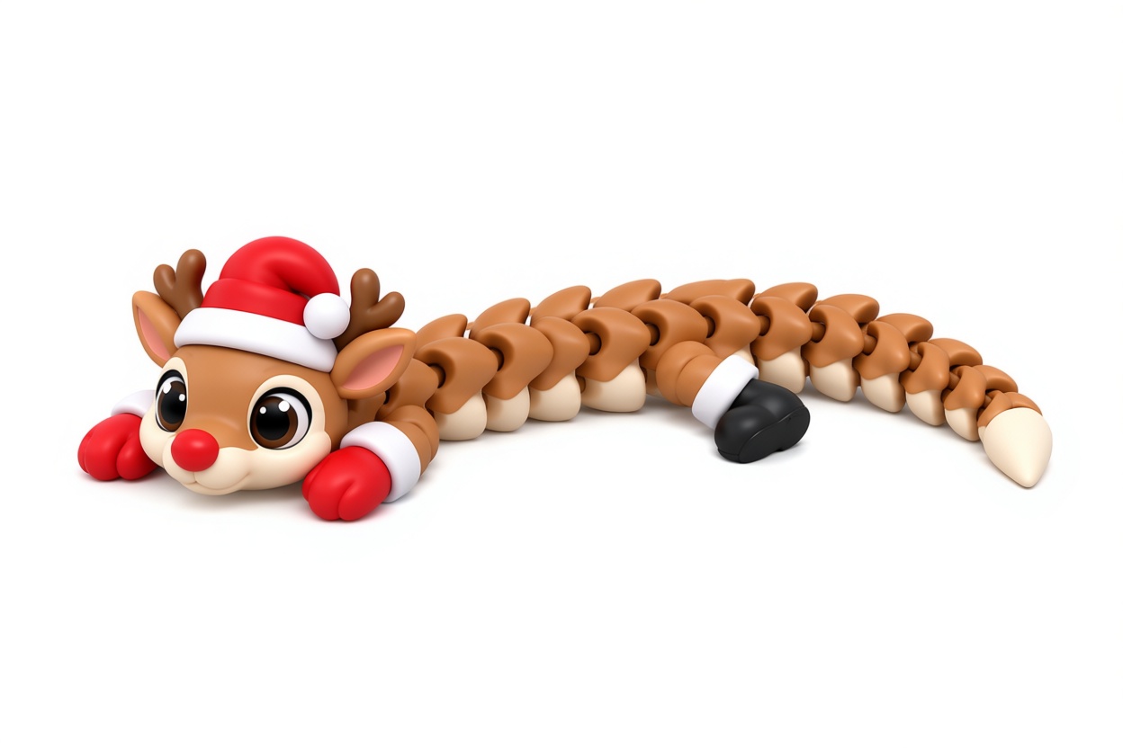 Rudolph Reindeer Figurine free 3D printable STL
