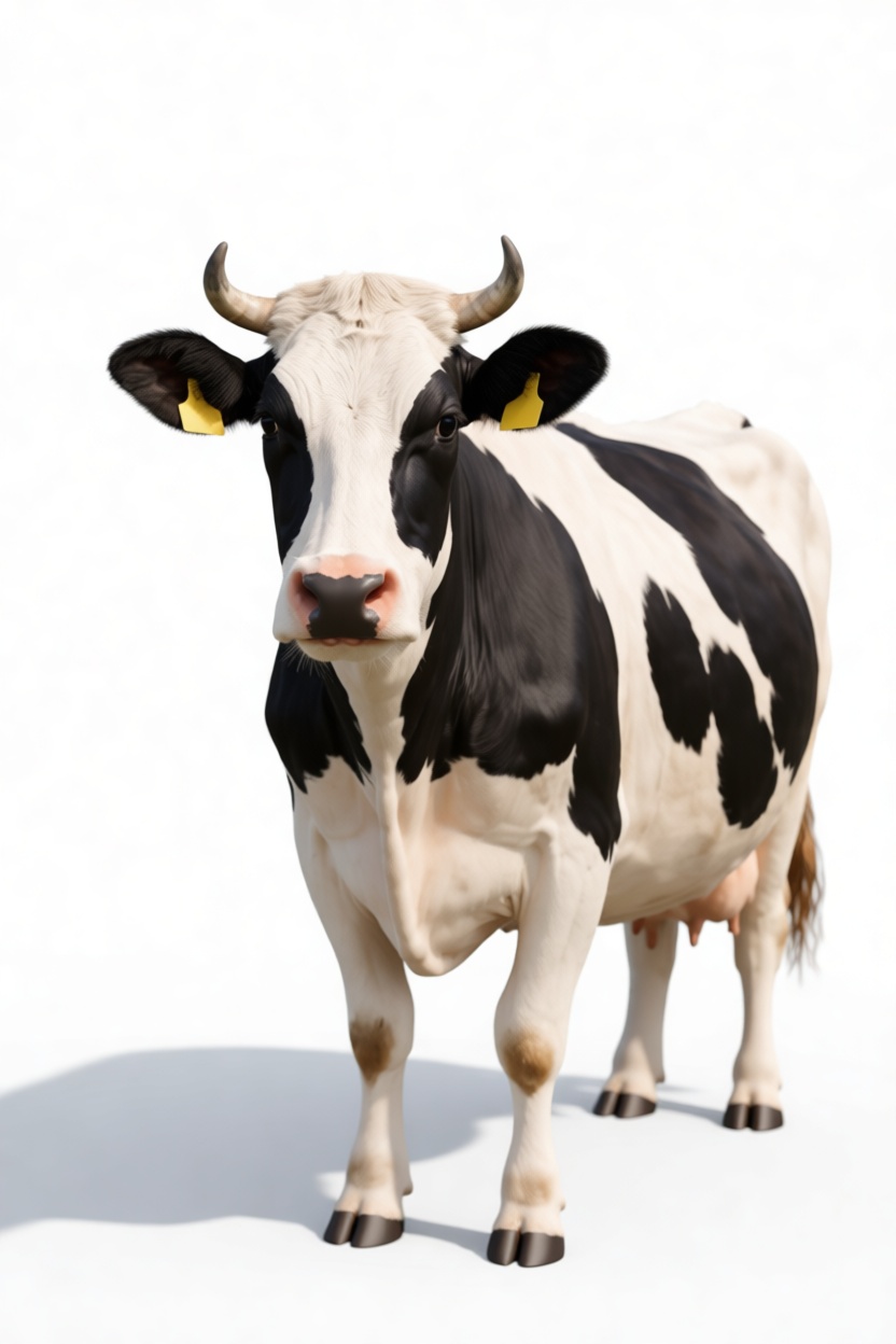 Holstein Cow Figurine free 3D printable STL