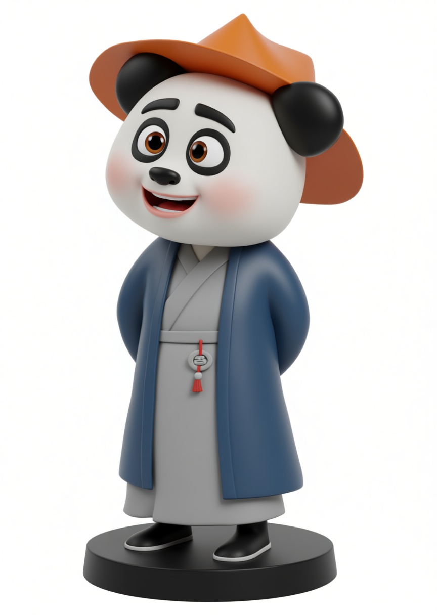 Kung Fu Panda Po Figurine free 3D printable STL