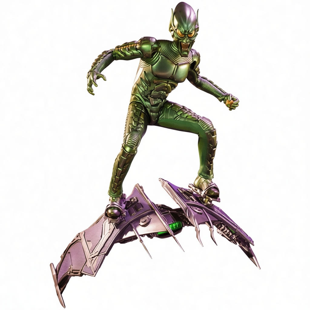 Green Goblin Figure free 3D printable STL