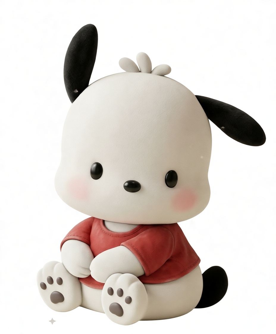 Pochacco Dog Figurine free 3D printable STL
