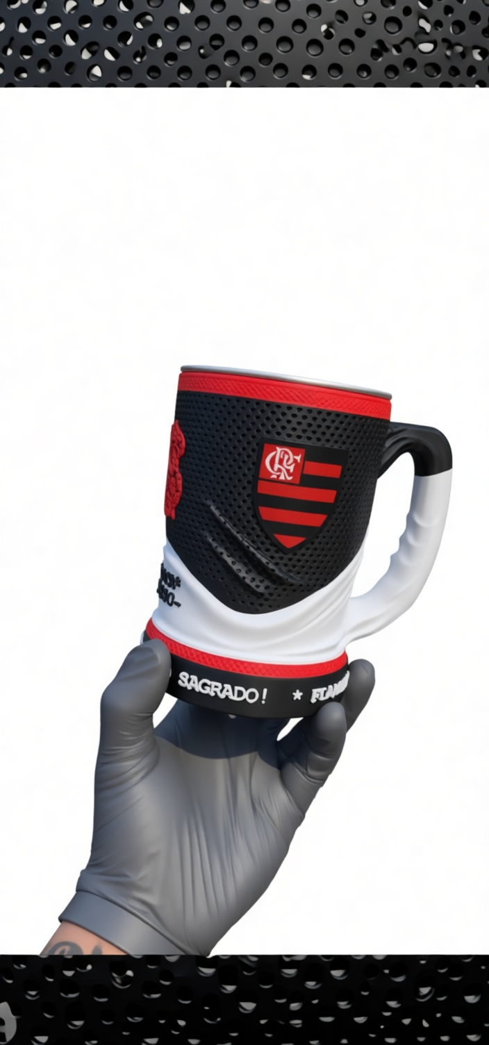 Flamengo Soccer Mug free 3D printable STL