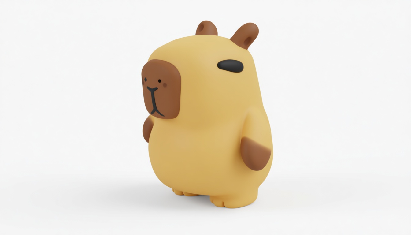 Capybara Figurine free 3D printable STL
