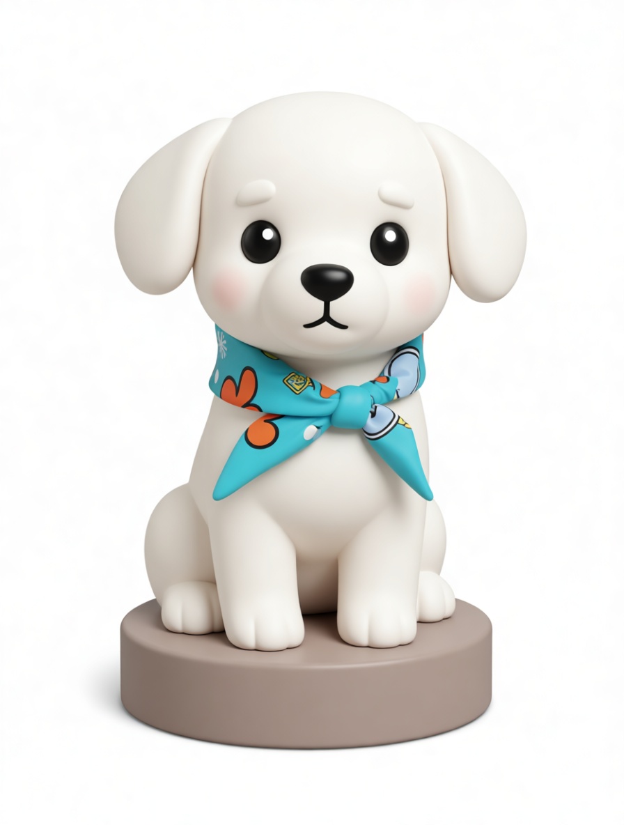 Cute Puppy Figurine - Free 3D Printable STL File