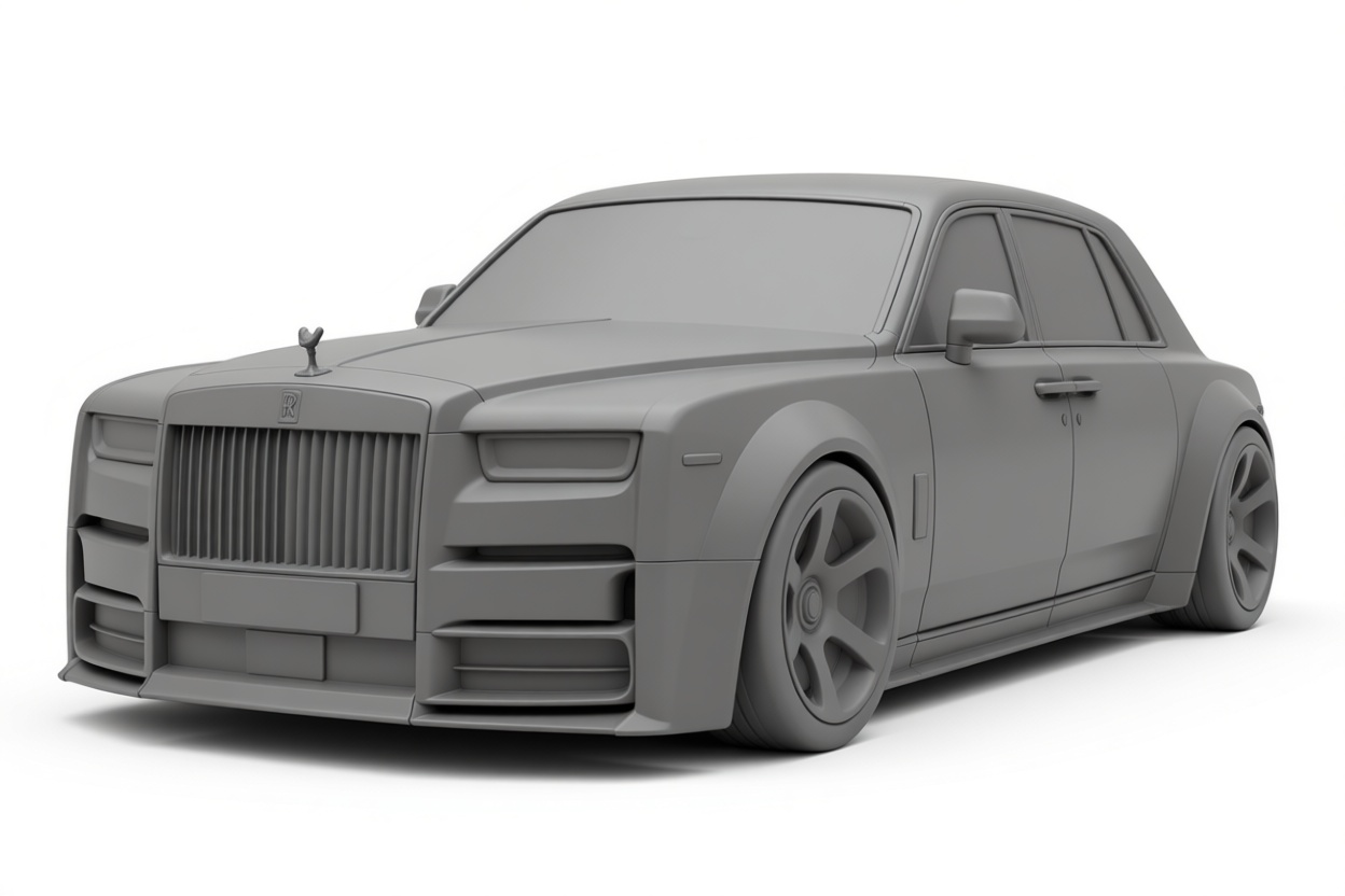 Rolls-Royce Phantom Model free 3D printable STL