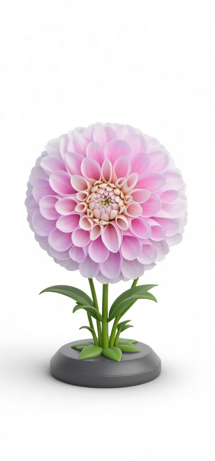 Dahlia Flower Figurine free 3D printable STL
