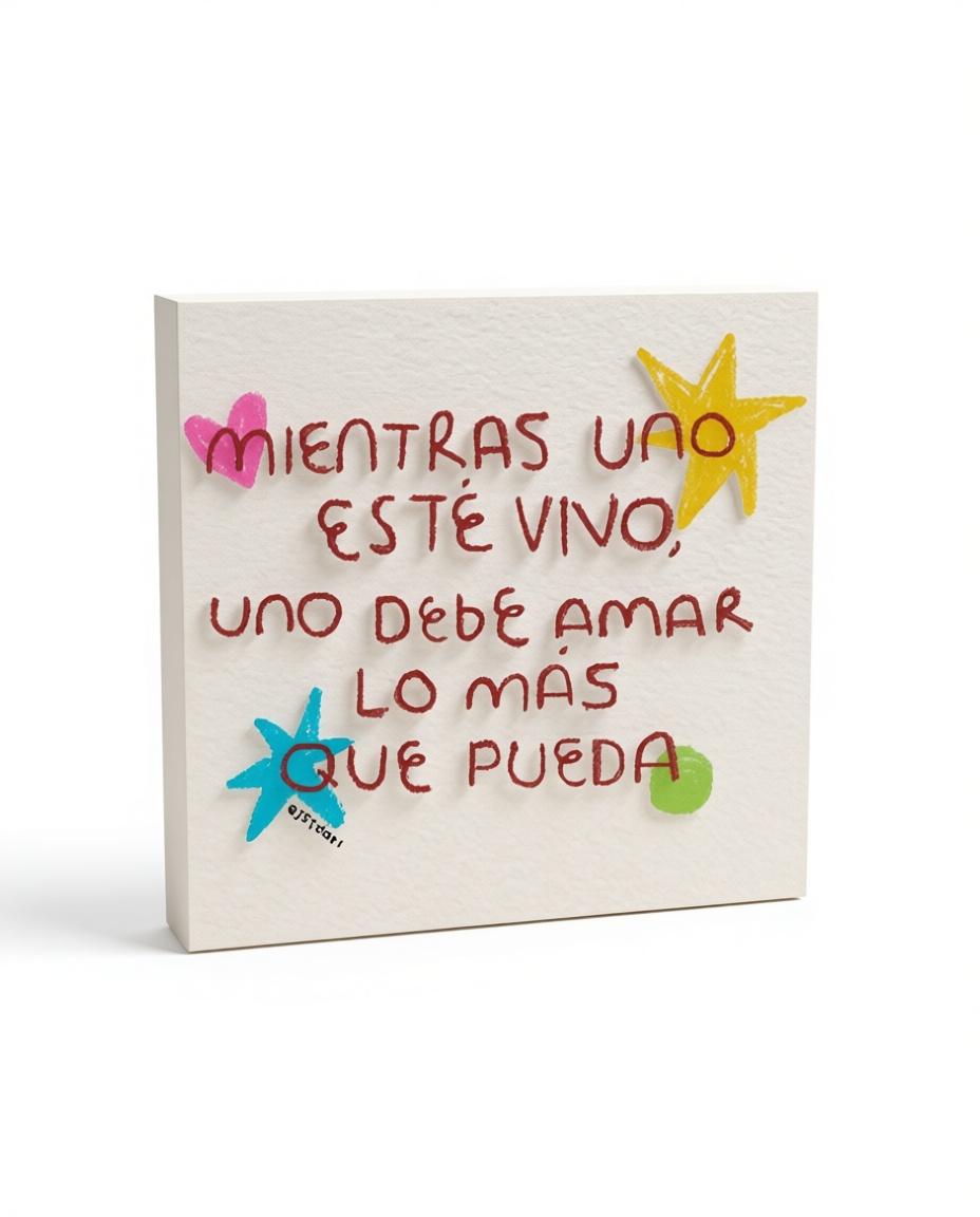 Mientras Uno Quote Plaque free 3D printable STL