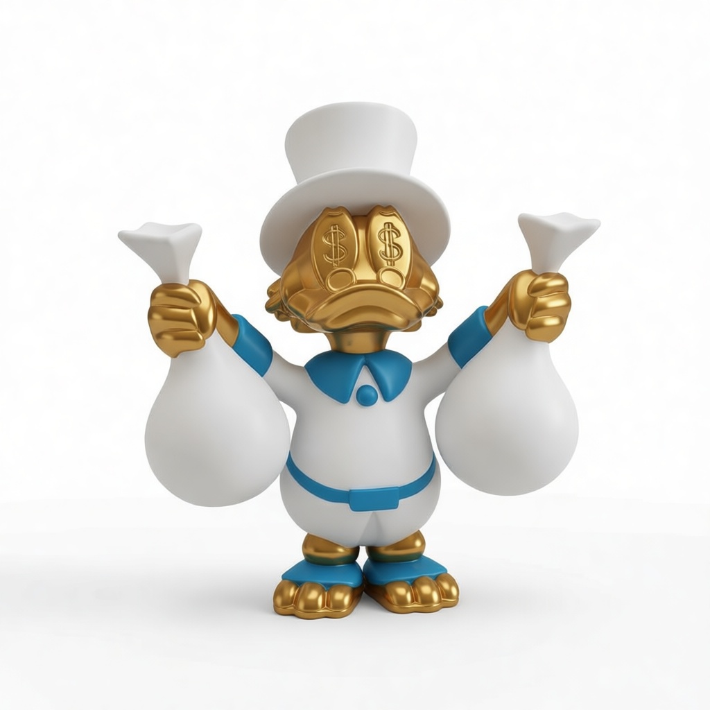 Scrooge McDuck Figurine free 3D printable STL