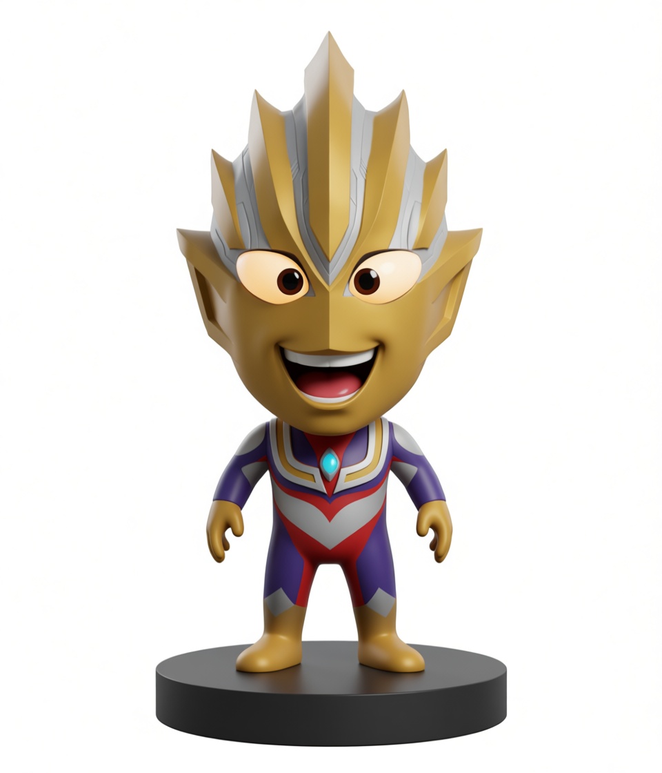 Ultraman Tiga Figurine free 3D printable STL