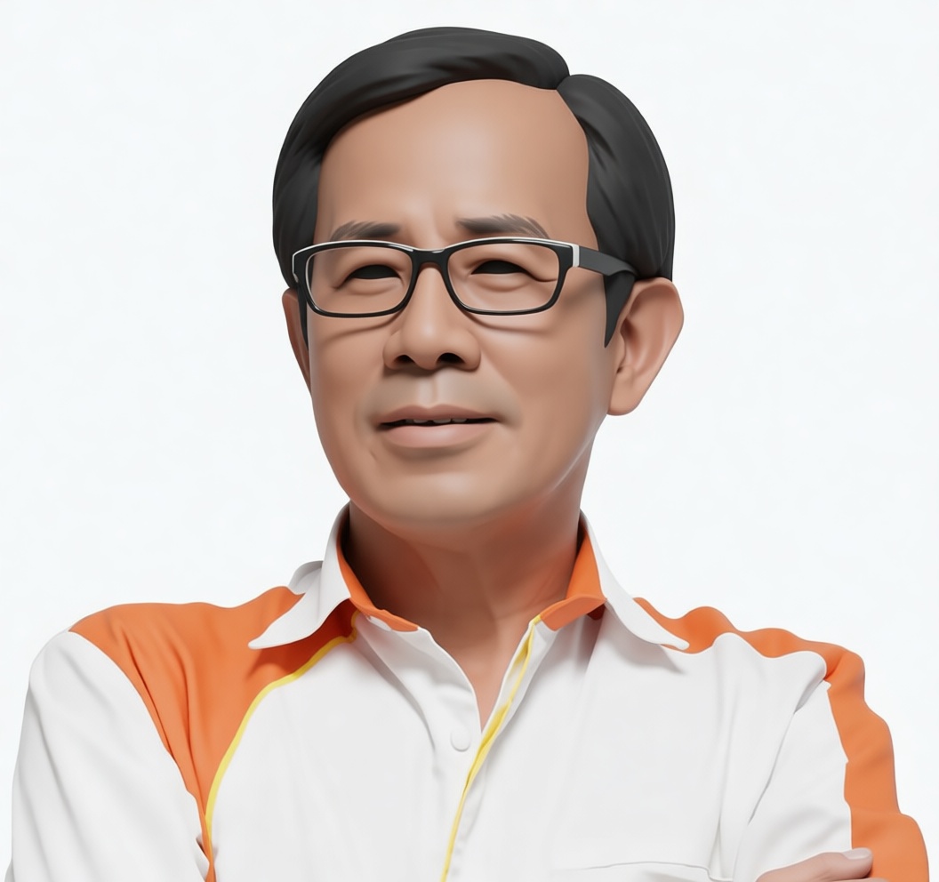 Elderly Asian Man Bust free 3D printable STL