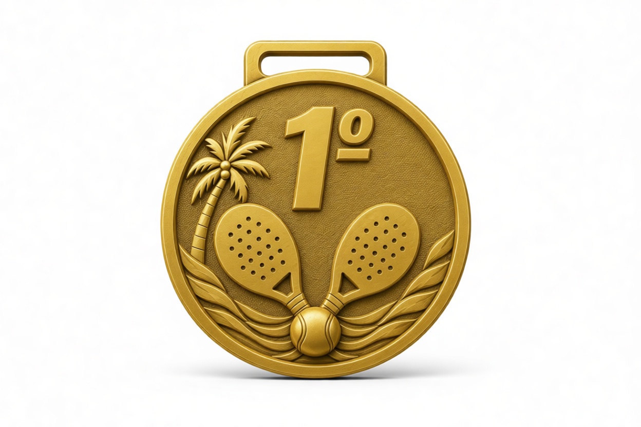 Paddle Tennis Medal free 3D printable STL