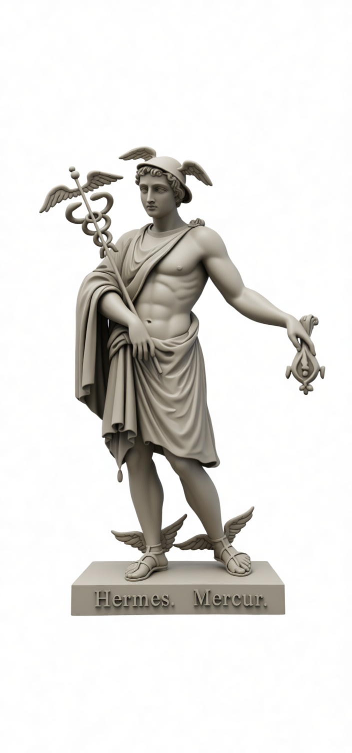 Hermes Statue free 3D printable STL
