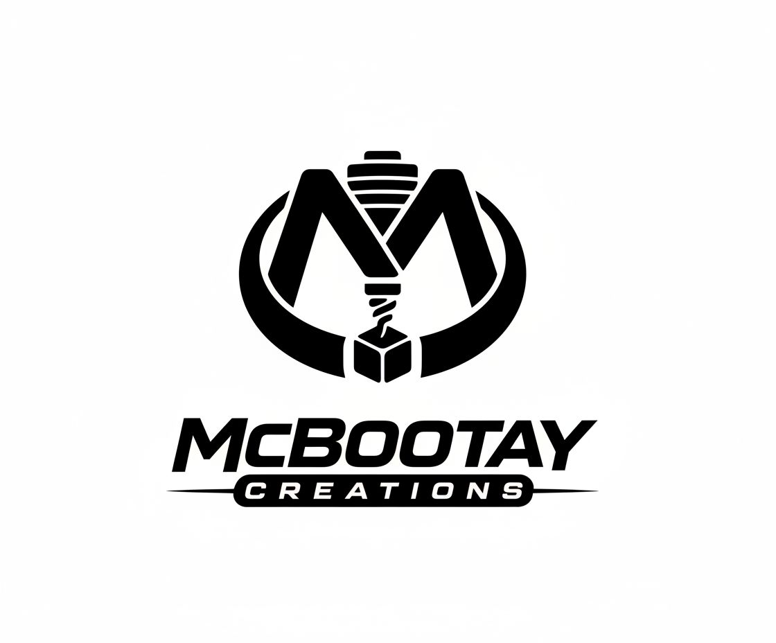 McBootay Creations Logo free 3D printable STL